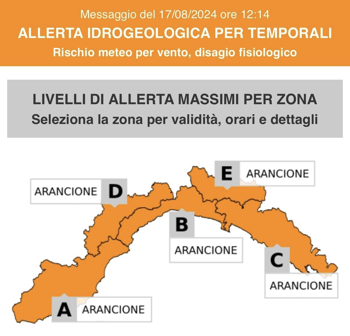 Diramata Allerta Meteo