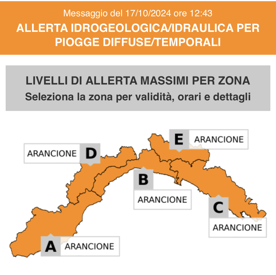 Diramata Allerta Meteo