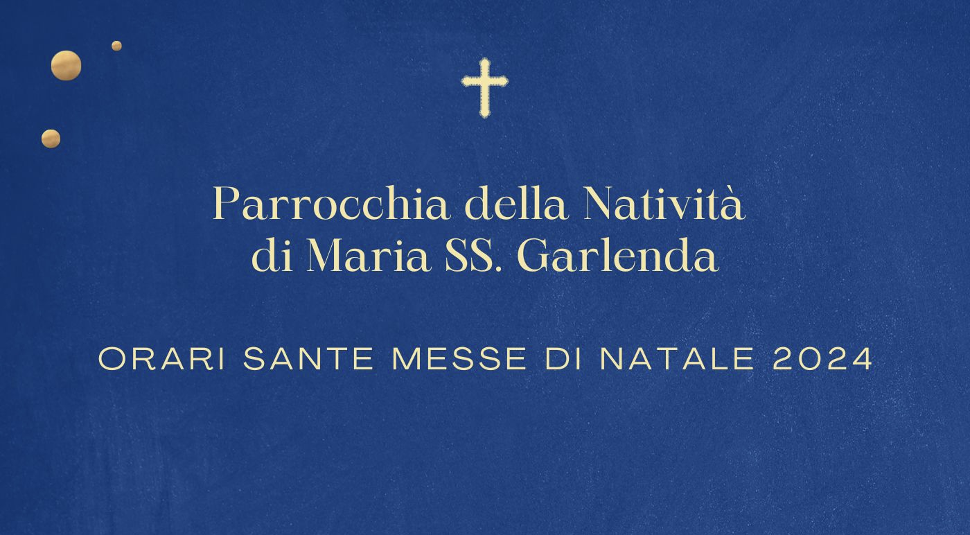 Sante Messe del Natale 2024